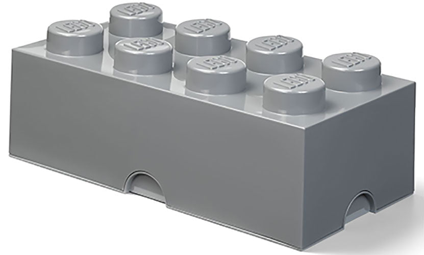 Contenitore LEGO Brick 8 Grigio Scuro