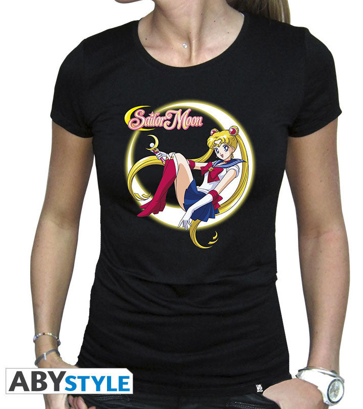 T-Shirt Sailor Moon Donna S Black