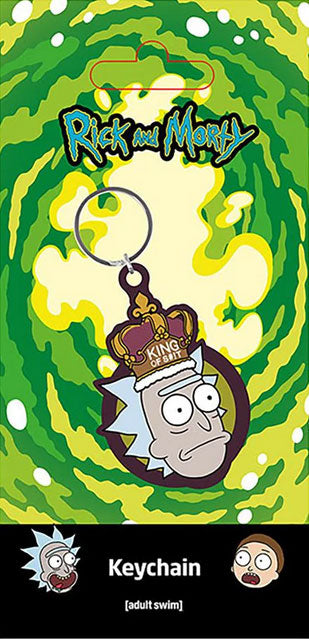 Portachiavi Rick and Morty Rick Sanchez King of Shit