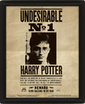 Quadro 3D Harry Potter Wanted