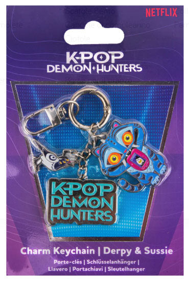 Portachiavi KPop Demon Hunters Derpy & Sussie