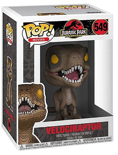 FUNKO POP Jurassic Park 25th Velociraptor 549