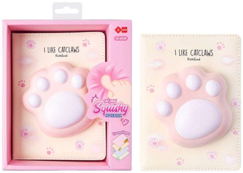 Taccuino 3D Squishy I Like Catclaws