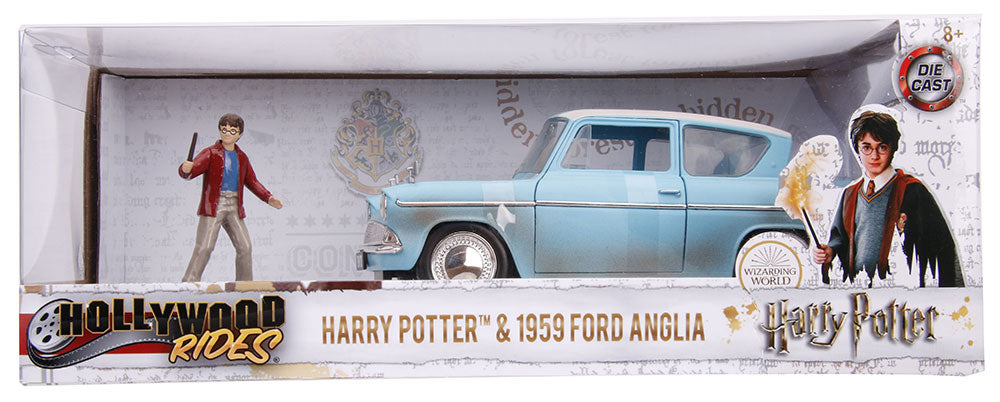 JADA Harry Potter Ford Anglia 1959 Scala 1:24 + Harry
