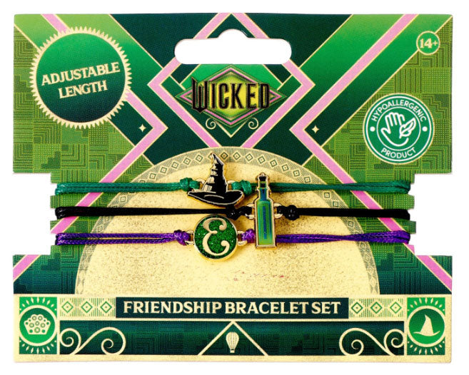 Braccialetti Wicked Elphaba dell'Amicizia 3 Pack