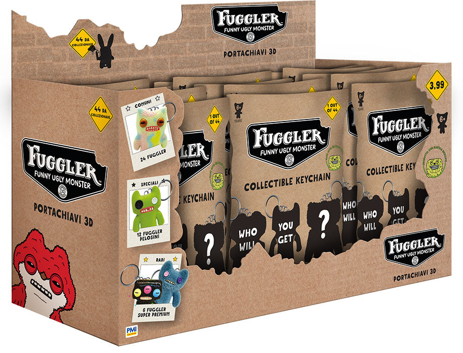 FUGGLER Portachiavi 3D 1pz Assortimento