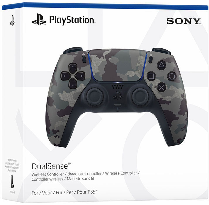 SONY PS5 Controller Wireless DualSense Grey Camouflage