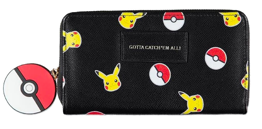 Portafoglio Pokemon Pikachu Poke Ball Donna