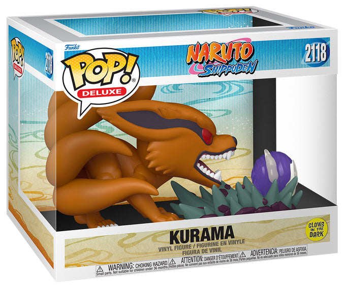 FUNKO POPS Deluxe Naruto Kurama GLOW 2118