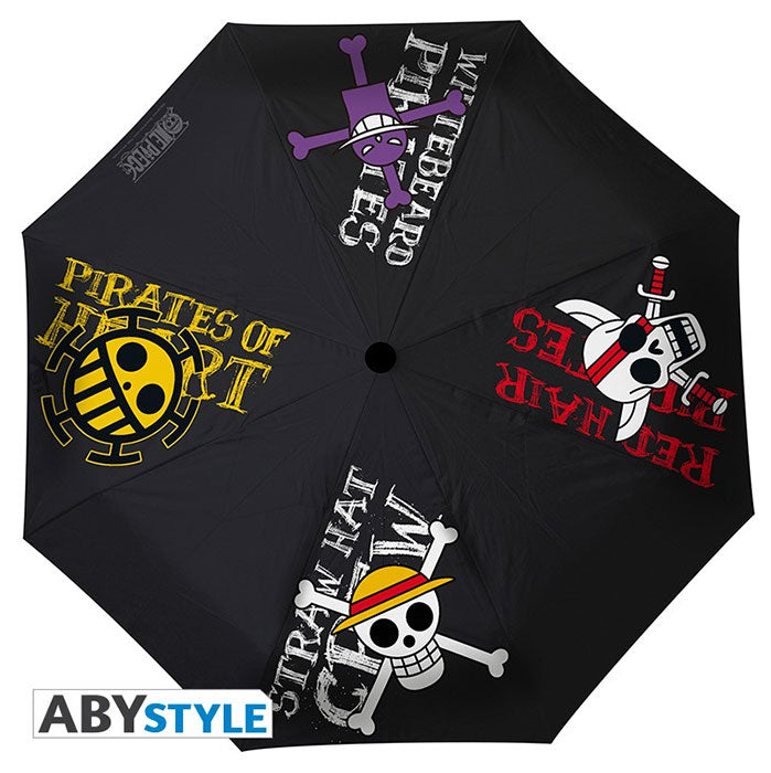 Ombrello Automatico One Piece Pirates Emblems