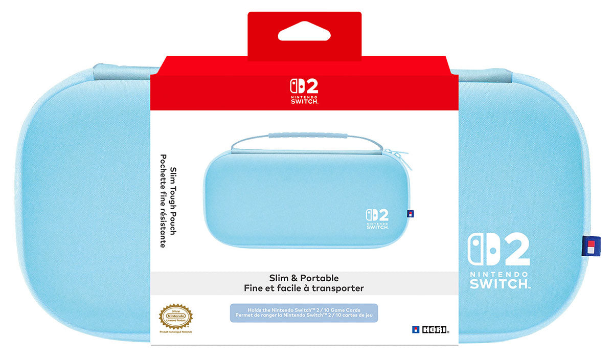 HORI SWITCH 2/SWITCH Custodia Tough Pouch Slim Azzurro