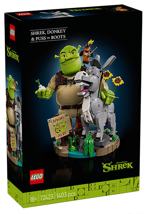 72423 Shrek, Ciuchino e Gatto con gli Stivali