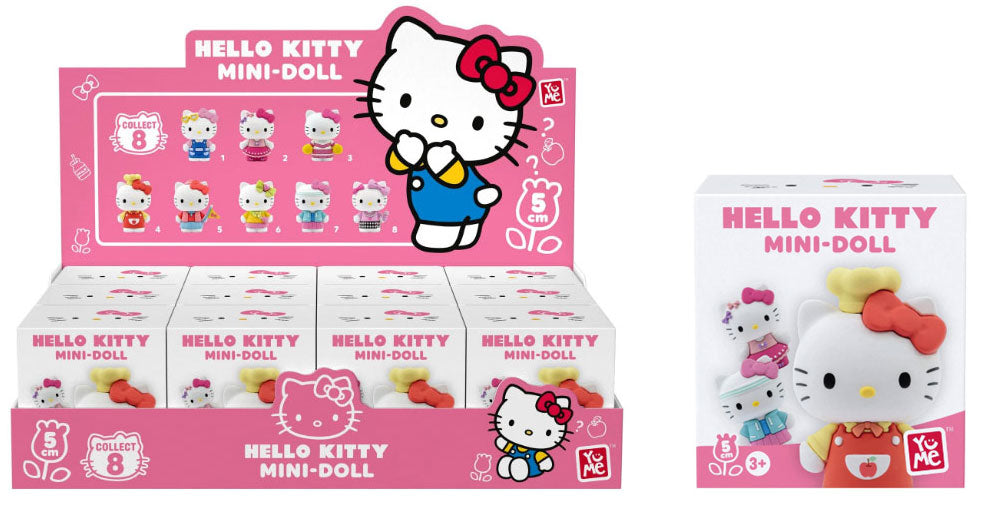YuMe Hello Kitty Mini-Doll Outfits Series 1pz Assortimento