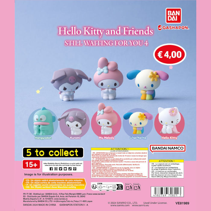 GASHAPON Hello Kitty and Friends Still Waiting 1 Pallina