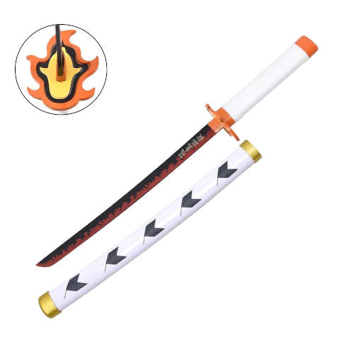 Katana Mini Bamboo Non Affilata Demon Slayer Rengoku