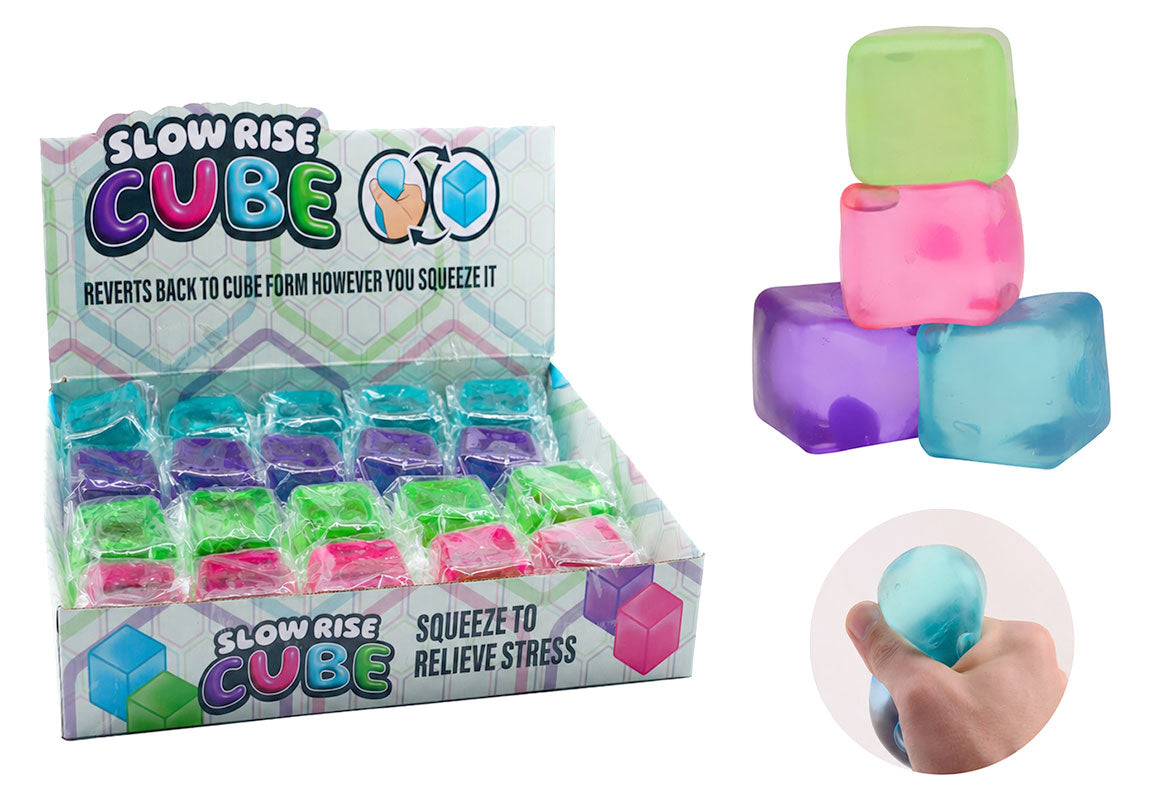 Slow Rise Cube Squishy 5cm 1pz Assortimento