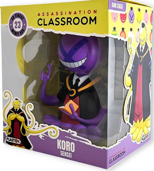 PLASTOY Salvadanaio Assassination Classroom Koro S. Purple