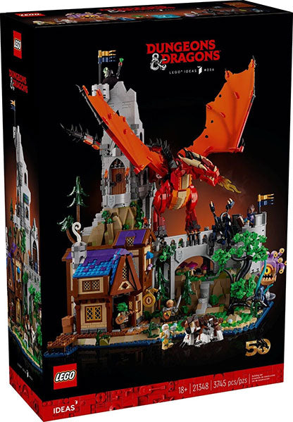 21348 Ideas Dungeons & Dragons Racconto del Drago Rosso RARE
