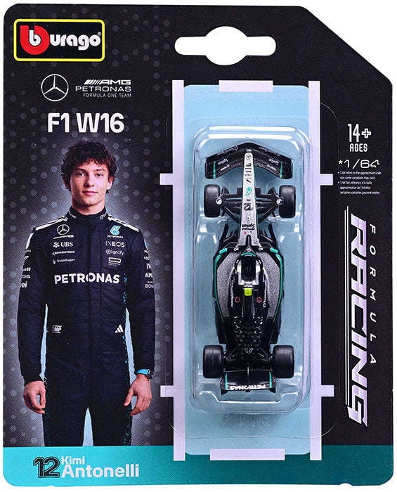 F1 Mercedes-AMG F1 W16 25 Antonelli Blister #12 Scala 1:64