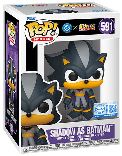 FUNKO POP Sonic x Justice League Shadow as Batman 591