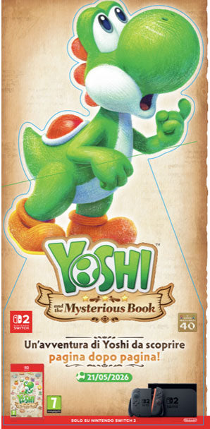 Yoshi and The Mysterious Book Standee