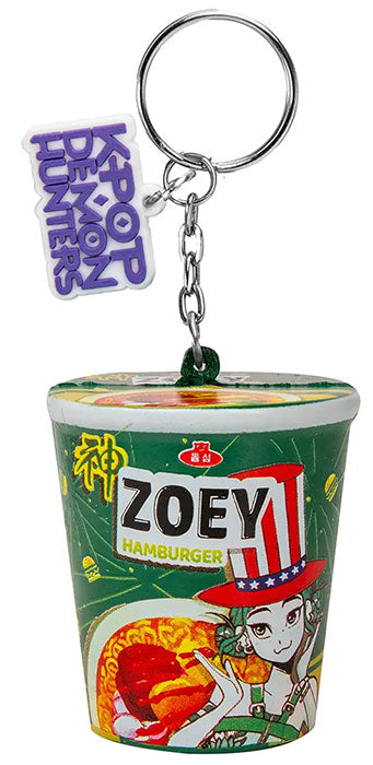 Portachiavi Squishy KPop Demon Hunters  Zoey Noodles