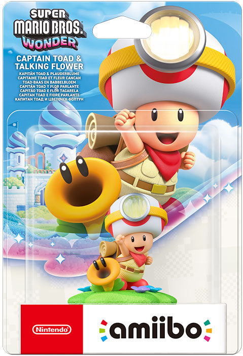 Amiibo Super Mario Bros. Wonder Captain Toad & Fiore