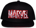 Cap Marvel Logo Rosso Nero