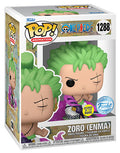 FUNKO POPS One Piece Roronoa Zoro w/Enma GLOW 1288
