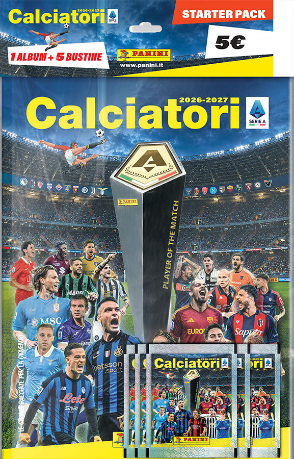 PANINI Stickers Calciatori 2026-2027 Starter Pack