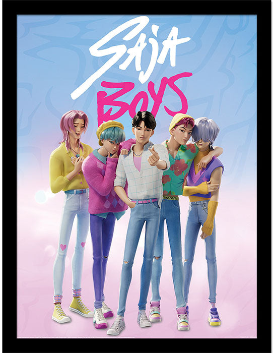 Quadro KPop Demon Hunters Collector Print Saja Boys