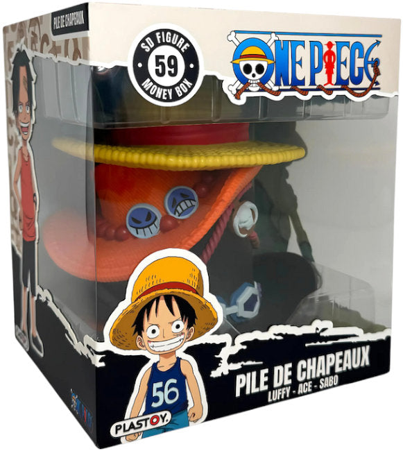 PLASTOY Salvadanaio One Piece Stack of Hats