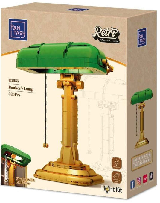 PANTASY 85055 Retro Lampada da Scrivania del Banchiere