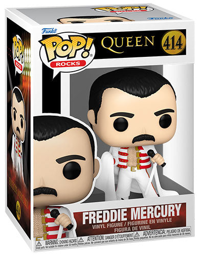 FUNKO POP Rocks Queen Freddie Mercury w/Cape 414