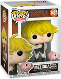 FUNKO POP The Seven Deadly Sins Meliodas w/Hawk 1497