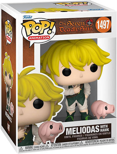 FUNKO POP The Seven Deadly Sins Meliodas w/Hawk 1497