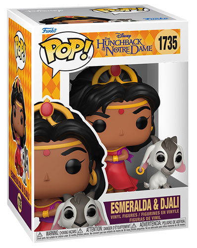 FUNKO POP Il Gobbo di Notre Dame Esmeralda & Djali 1735