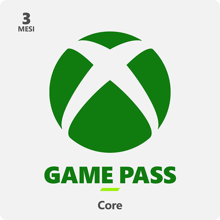 Microsoft Xbox Game Pass Core 3 Mesi PIN