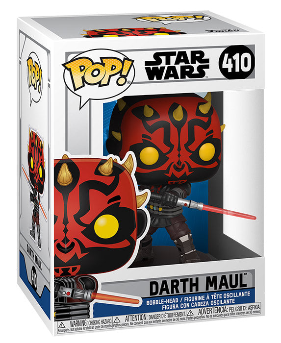 FUNKO POP Star Wars The Clone Wars Darth Maul Bobble 410