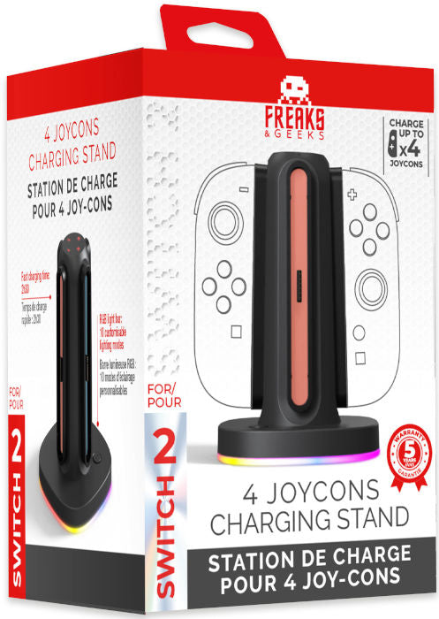 FREAKS SWITCH 2 Dock Di Ricarica per 4 Joy-Con