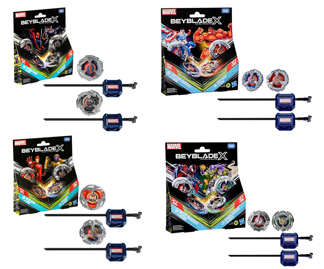 Beyblade X Marvel Multipack 1pz Assortimento