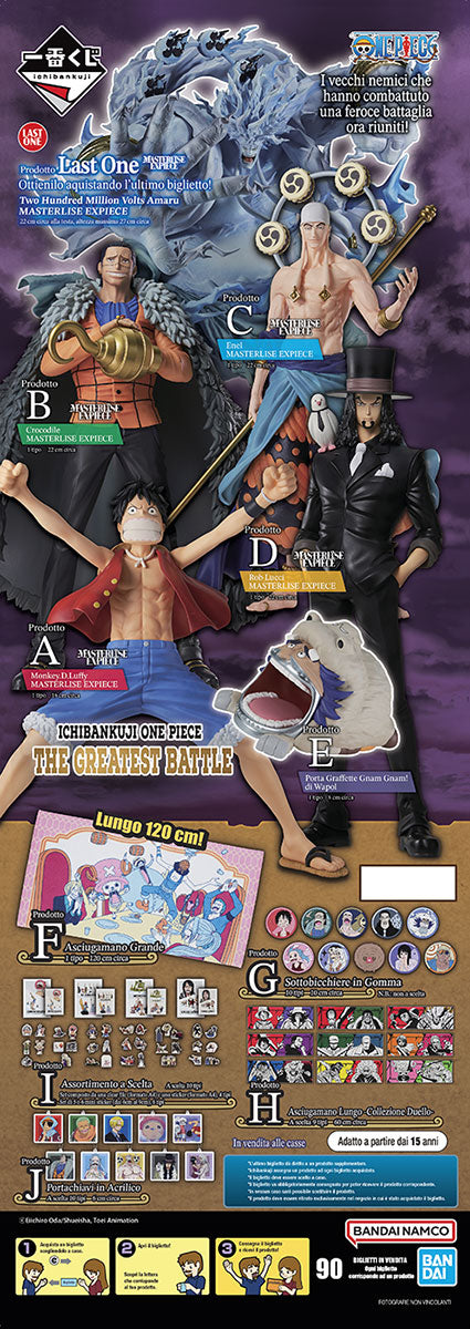 ICHIBAN KUJI One Piece The Greatest Battle 90 Ticket