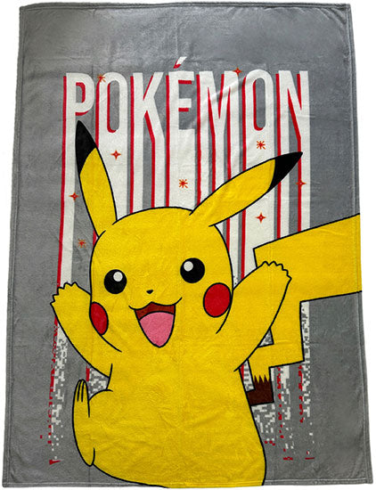 Coperta in Pile Pokemon Pikachu 130x180cm