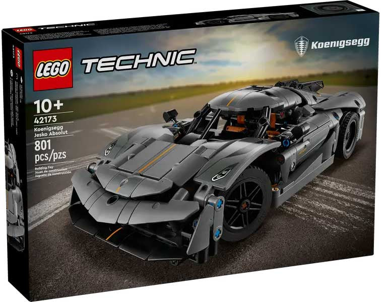42173 Technic Hypercar Koenigsegg Jesko Absolut Grigia