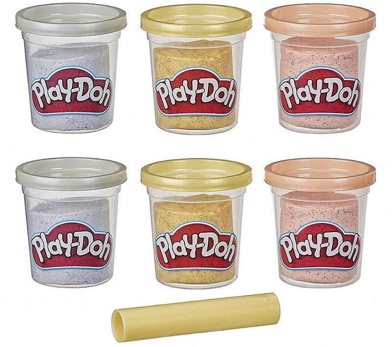 Play-Doh Vasetti Colori Metallici