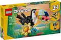31173 Creator 3 in 1 Animali Selvatici Tucano Tropicale
