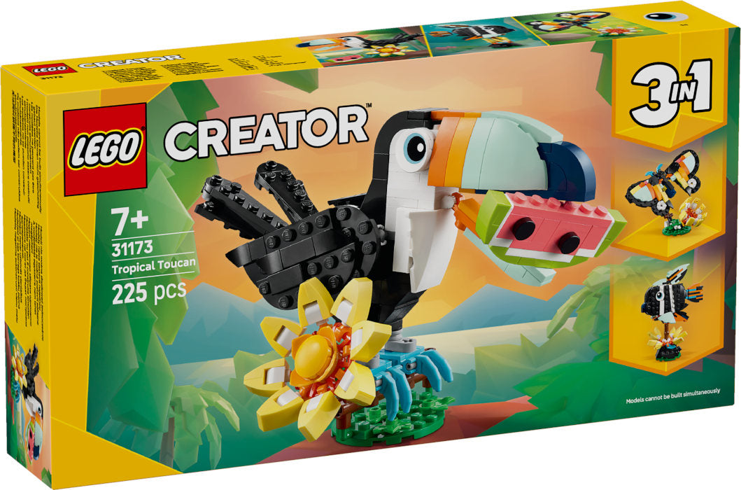 31173 Creator 3 in 1 Animali Selvatici Tucano Tropicale