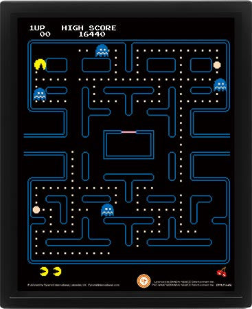 Quadro 3D Pac-Man