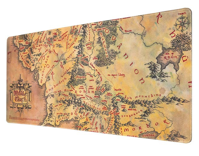 Desk Mat XL Il Signore degli Anelli Mappa Terra di Mezzo