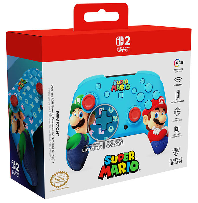 TURTLEBEACH SWITCH 2 Controller Wireless Super Mario & Luigi